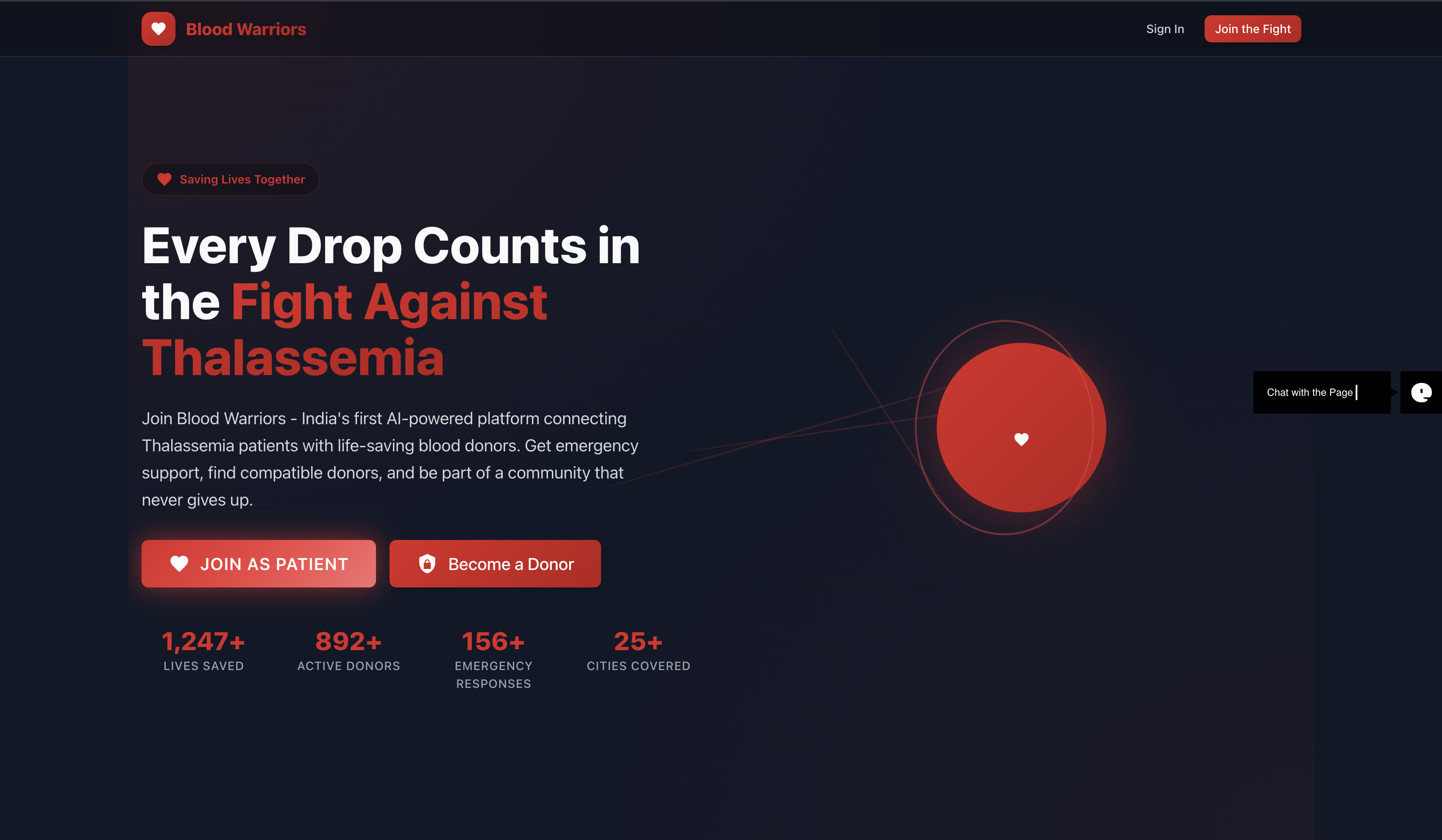 Blood Warriors: Life-Saving Blood Donation Platform