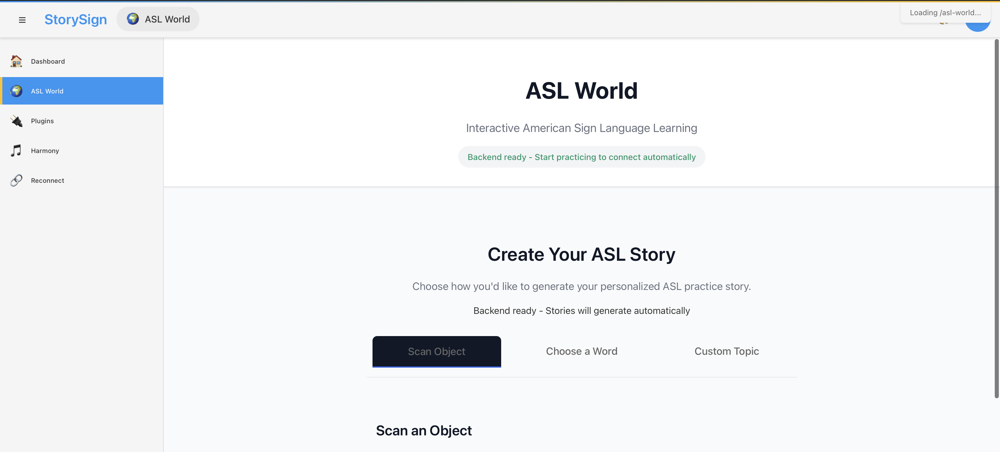 StorySign ASL Platform